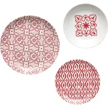 Guzzini, Obědová sada Tiffany červená 18 dílů - Formadore