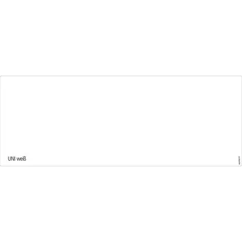 Obklad Koupelnová zádní stěna mySPOTTI aqua UNI weiß 120x45 cm