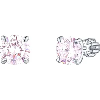 Náušnice Olivie Stříbrné 7mm náušnice PIPPI PINK 7966 Ag 925; ≤2,2 g.