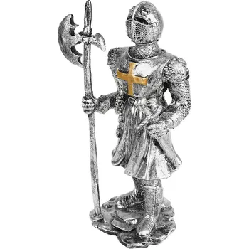 Figurka Templářský rytíř se sekerou (replika středověkého rytíře)