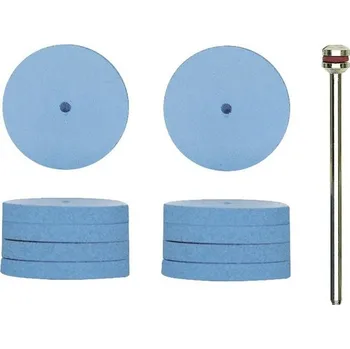 Příslušenství k brusce Silikonový kotouček Proxxon, modrý 10 ks, 28294