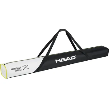Vak na lyže HEAD Rebels Single Skibag černý/bílý 2022/23 1 pár, 197,5 cm