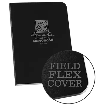 Zápisník Voděodolný zápisník Rite in the Rain Memo Book Černý