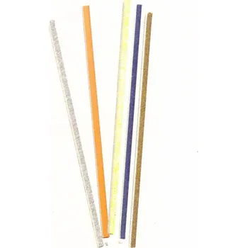 Plastikový model Brusné pilníky úzké - hrubost 100, 180, 240, 320, 400 po 3ks (15 ks)