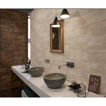 Obklad Keros Reality Beige 25x50 obklad sv. hnědá