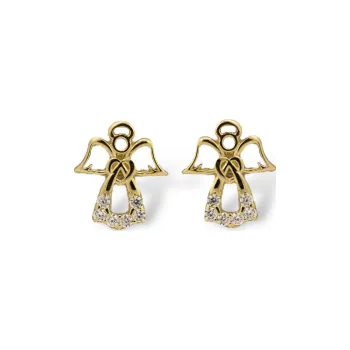 Náušnice Zlaté náušnice Anděl PATTIC AU 585/1000 1,10 gr LOMT244204Y