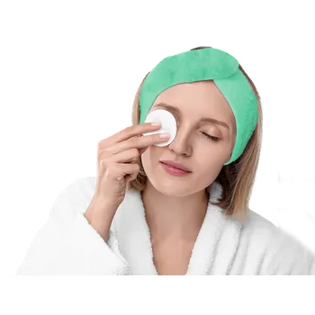 Kosmetická čelenka zelená 1 ks