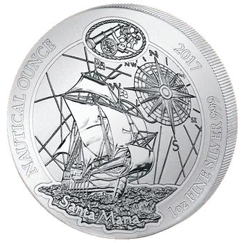 Stříbrná mince Santa Maria (Nautical Ounce) 1 Oz 2017 - (1.)