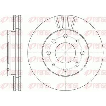 Brzdový kotouč Brzdový kotouč REMSA 6625.10