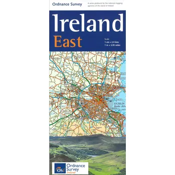 Ordnance Survay vydavatelství mapa Ireland-East 1:250 t.