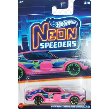 auto na autodráhu Hot Wheels Neon Speeders Nissan Skyline 2000GTR