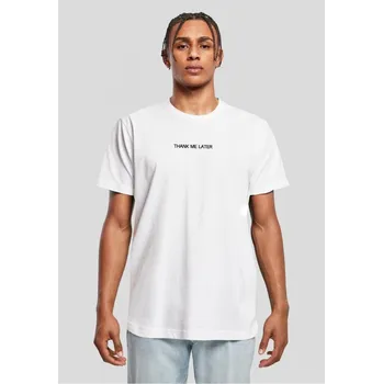 Pánské tričko Thank Me Later Tee - white 4XL