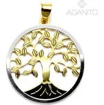 Zlatý přívěsek strom života z kombinovaného zlata