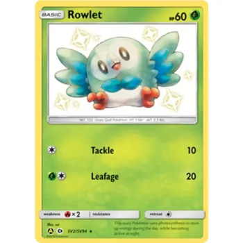 Karetní hra Rowlet SV2/SV94 - Hidden Fates