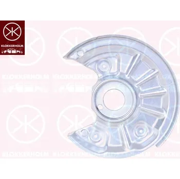 Brzdový kotouč Ochranný plech proti rozstřikování, brzdový kotouč KLOKKERHOLM 9535876