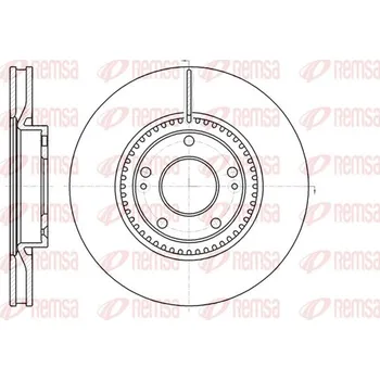 Brzdový kotouč Brzdový kotouč REMSA 61217.10