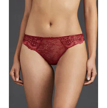 Souprava dámského spodního prádla Tanga AUBADE (TD26-03), Velikost L, Barva červená