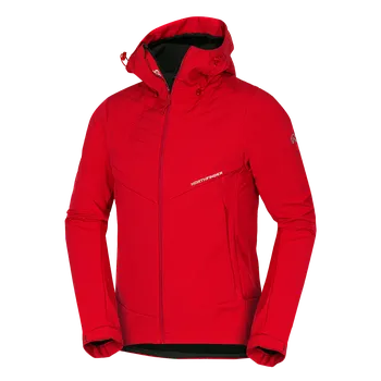 Pánská softshellová bunda Northfinder Pánská softshellová bunda zateplená MARQUIS, rudá, S