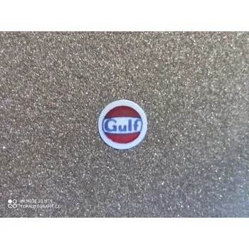Příslušenství k autodráze Gulf - stříbrná samolepka