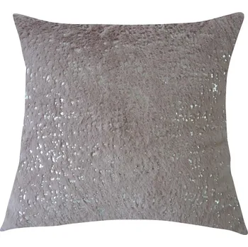 Dekorativní polštářek Dekorační polštář, 45x45 cm, růžovostříbrný