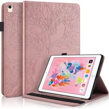 Pouzdro na tablet VSECHNONAMOBIL 57090 ART TREE Zaklápěcí pouzdro Apple iPad 9.7 (2017) / 9.7 (2018) / iPad Air ( 1 / 2 ) růžové