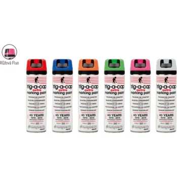 Barva ve spreji Ampere Ruční značkovací sprej Trig-a-cap EXTRA RŮŽOVÝ FLUO, bal. 1 ks