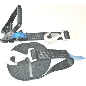 Upínací popruh černý upínací pás - kurta 5000kg 50H-2-B-DR-KHF - black, délka kompletu 3 m, barva černá