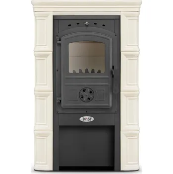 Krbová kamna Kamna kachlový krb ELBE cappuccino o výkonu 12 kW