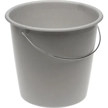 Přepravka na jídlo Kbelík s kovovým uchem 10 L mramor