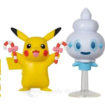 Figurka Pokémon akční figurky Pikachu a Vanillite (Holiday Edition) 5 cm