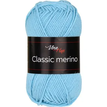 Vlna Hep Classic merino 61241 modrá