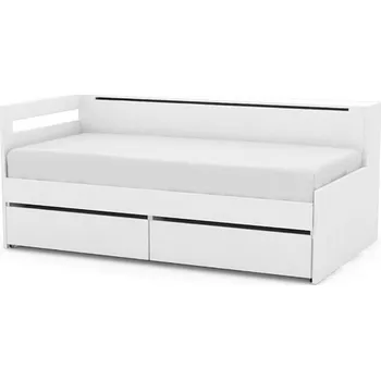 Postel Pohovka, postel rozkládací Rea Crobat s čely a roštem - Pohovka, postel rozkládací s úložným prostorem