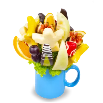 Dárkový potravinový koš Mikulášská nadílka Mini (XS)