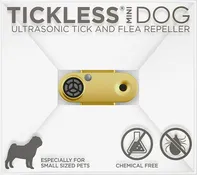 Tickless Mini Dog nabíjecí ultrazvukový odpuzovač klíšťat a blech zlatý