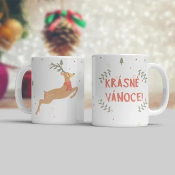 Hrnek Krásné Vánoce - Oranžová