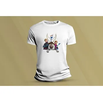 Chlapecké tričko Dětské bavlněné tričko Frozen 3. Bílá velikost 152 (12-13 let)