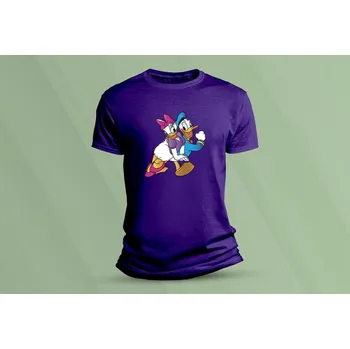 Chlapecké oblečení Dětské bavlněné tričko Daisy a Donald. velikost 104 (3-4 roky) Purpurová