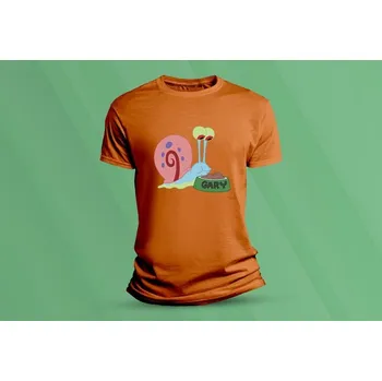 Dětské bavlněné tričko Gary. velikost 128 (7-8 let) Oranžová