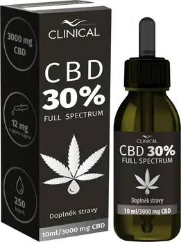 CBD Clinical Nutricosmetics Full Spectrum CBD 30 % 3000 mg 10 ml