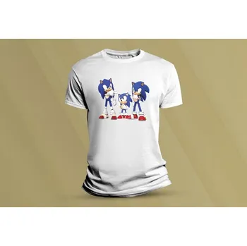 Dětské bavlněné tričko Sonic Generations. Bílá velikost 152 (12-13 let)