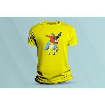 Dětská móda Dětské bavlněné tričko Pokémon Keldeo. Žlutá velikost 116 (5-6 let)