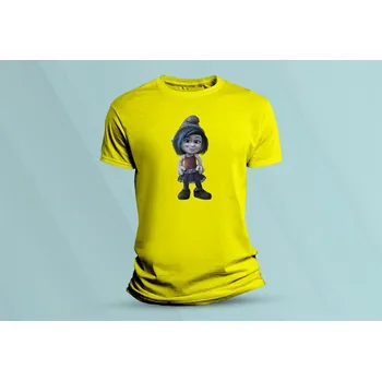 Chlapecké oblečení Dětské bavlněné tričko Šmoulové 5. Žlutá velikost 152 (12-13 let)