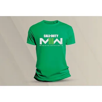 Dětské bavlněné tričko Call of Duty Modern Warfare 2. velikost 152 (12-13 let) Zelená