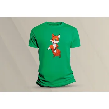 Dětské bavlněné tričko Red Fox. velikost 104 (3-4 roky) Zelená