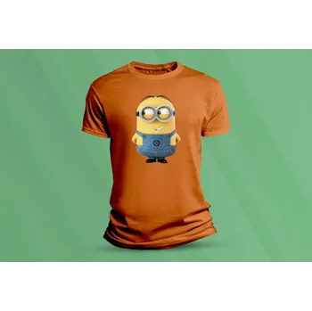 Chlapecké oblečení Dětské bavlněné tričko Mimoni 6. velikost 104 (3-4 roky) Oranžová