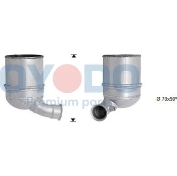 Filtr pevných částic Filtr sazových částic, výfukový systém Moto-Profil 20N0014-OYO