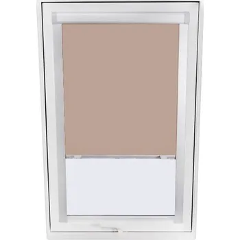 Okno SKLADOVÁ-OKNA.cz Vnitřní zastiňující roleta SKYFENS do střešních oken - vodicí lišta bílá, 550/780 mm