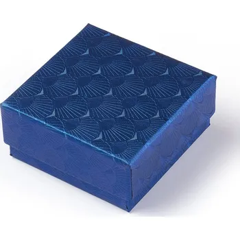 Dárková krabička Krabička modrá královská 7,5x7,5x3,6