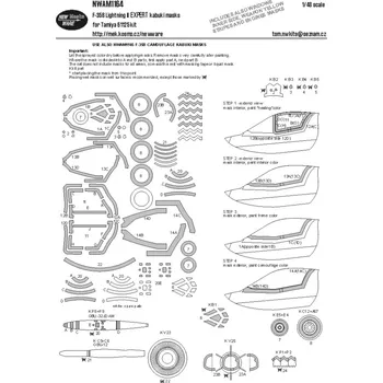 Plastikový model New Ware 1/48 Mask F-35B Lightning II EXPERT (TAM)