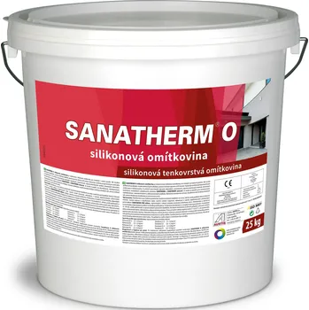 Fasádní barva Austis SANATHERM O SILIKONOVÁ OMÍTKOVINA Barva: probarvená Y 71–100, Balení: 25 kg, Varianta: Z2-zatíraná